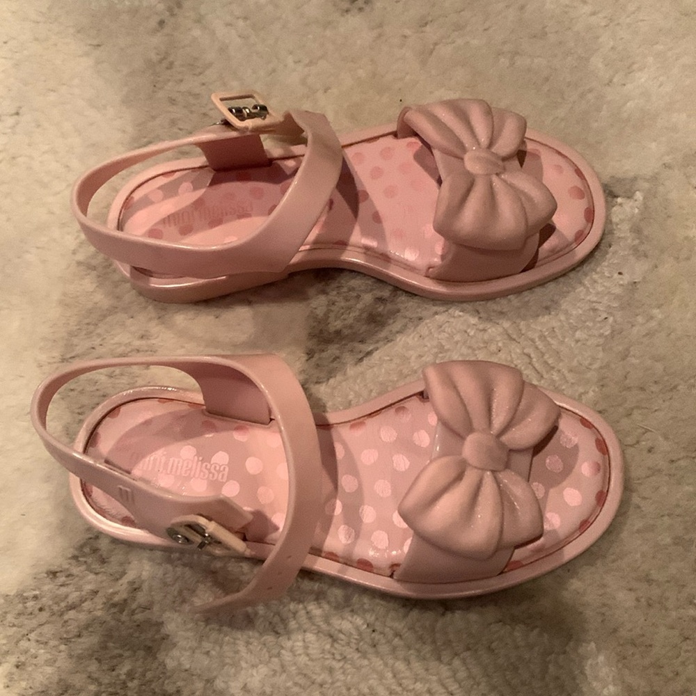 Mini melissa sandals size 13